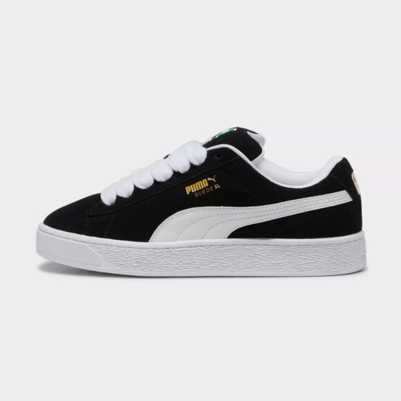 Puma Suede XL Black White Men Unisex LifeStyle Casual Shoes - Picture 2 of 6
